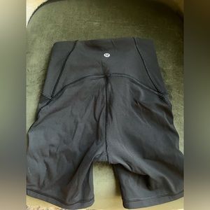 Lululemon train times biker shorts | size 2 | black